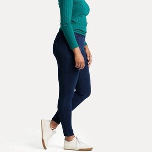 Betabrand Yoga Denim Pull On Jegging Skinny Jeans Size XL Petite